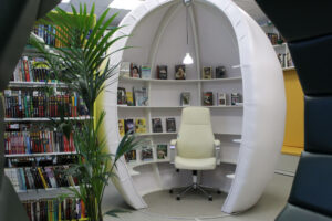 книжная капсула для индивидуального чтения в Селивановской модельной центральной библиотеке. Дизайн-проект